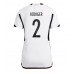 Billige Tyskland Antonio Rudiger #2 Hjemmebane Fodboldtrøjer Dame VM 2022 Kortærmet